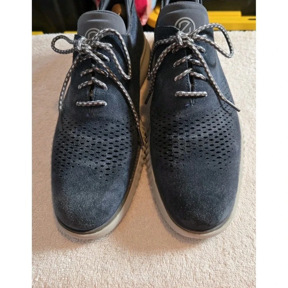 Cole Haan ZEROGRAND Wingtip‎ Oxford Men's Shoes - Dark Grey US 10M